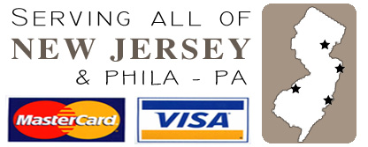 Accepted payment: Mastercard, Visa, Check & Cash. Proudly Serving All of NJ and Eastern Pennsylvania